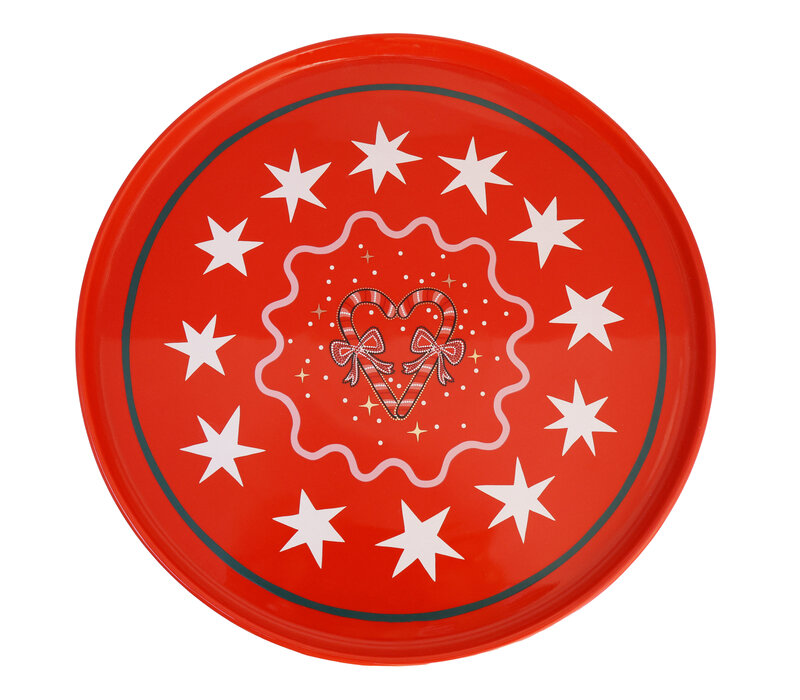 Large Cake Stand Candy Cane