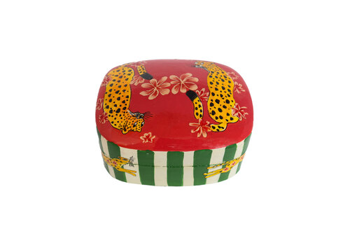 All the Luck in the World Large Rectangular Leopard Box