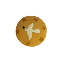 Medium Round White Dove Yellow Box