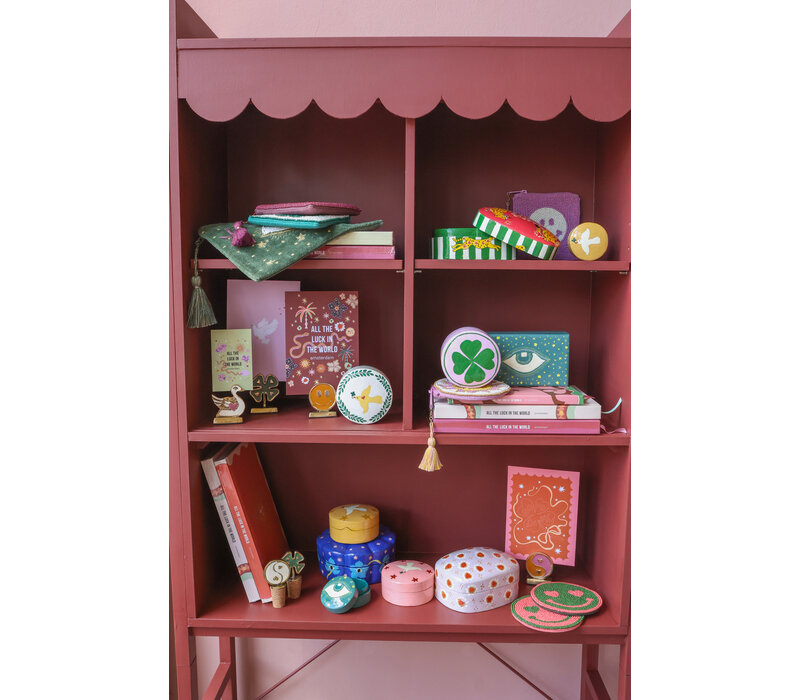 Medium Round Yellow Dove White Box