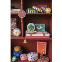 Medium Round Lucky Clover Box