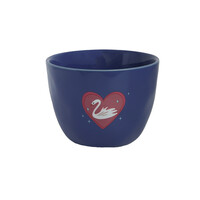 Large Night Blue Cup Swan