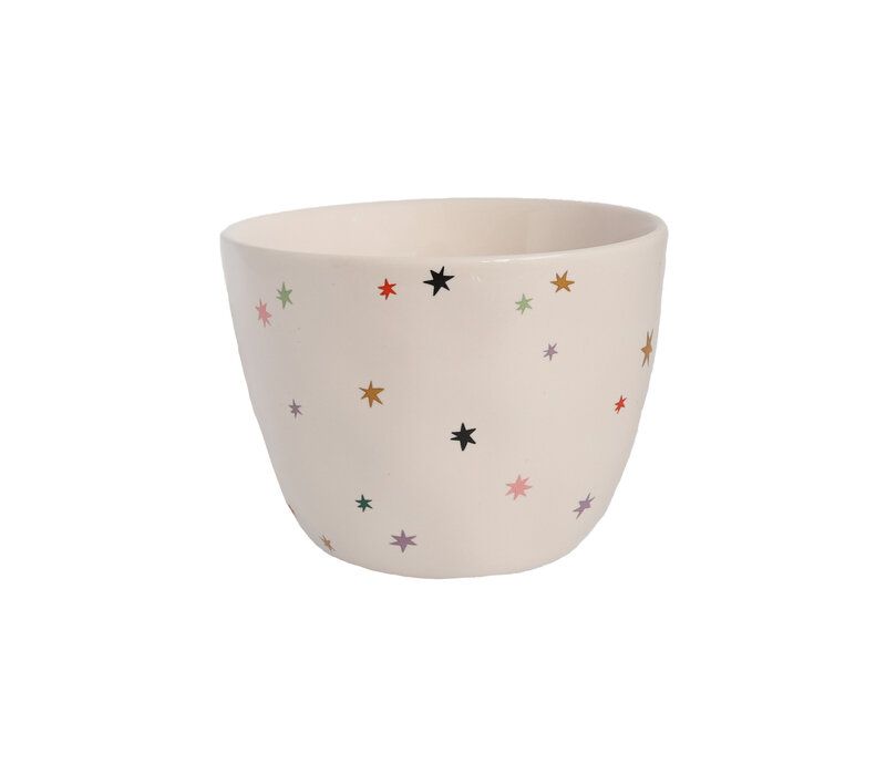 Large Off-White Cup Multi Stars