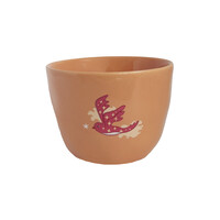 Large Peach Cup Bird