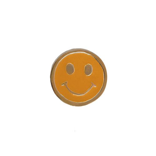 Doorknob Brass Smiley Orange 