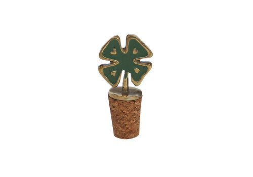All the Luck in the World Bottle Stopper Messing Lucky Clover