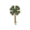 All the Luck in the World Hook Brass Lucky Clover