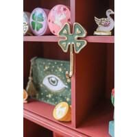 Hook Brass Lucky Clover