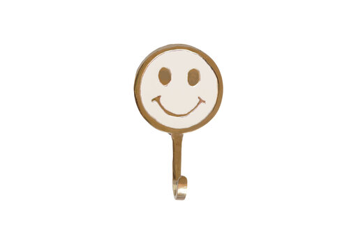 All the Luck in the World Haak Messing Smiley Wit