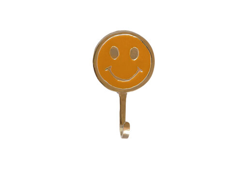 All the Luck in the World Haak Messing Smiley Oranje