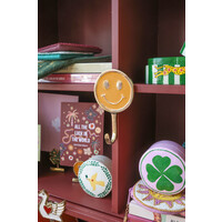 Hook Brass Smiley Orange