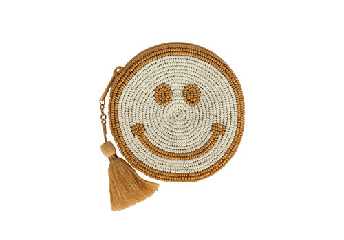 All the Luck in the World Ronde Portemonnee Smiley