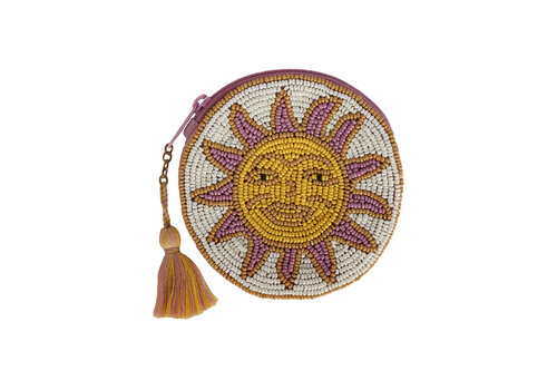 All the Luck in the World Round Wallet Sun