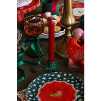 Plate Leopard and Bow