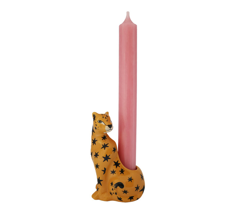 Candleholder Leopard