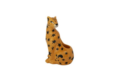 All the Luck in the World Candleholder Leopard