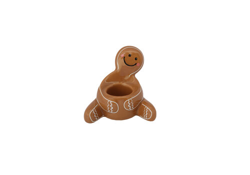 All the Luck in the World Candleholder Gingerbread Man