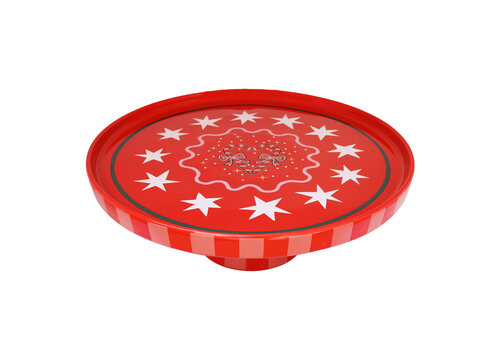 All the Luck in the World Large Cake Stand Candy Cane