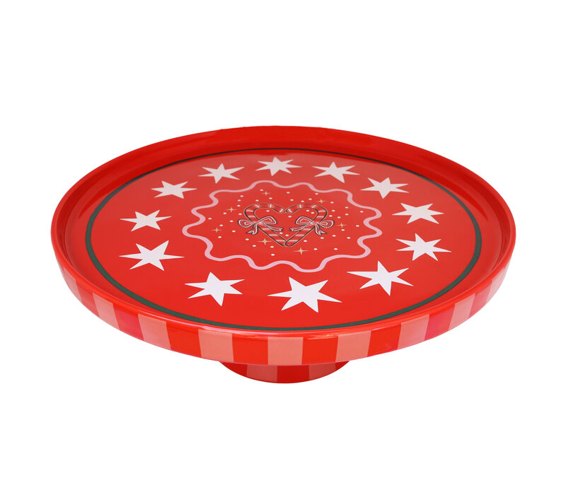 Large Cake Stand Candy Cane