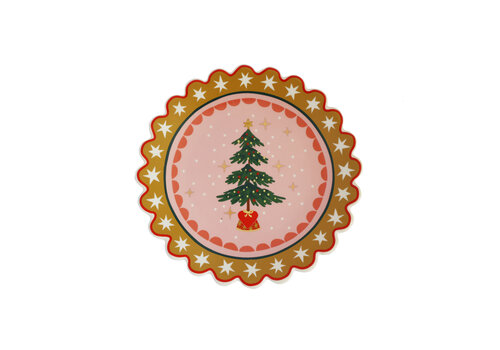 All the Luck in the World Serving Plate Christmas Tree