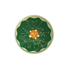 All the Luck in the World Small Green Plate Moon