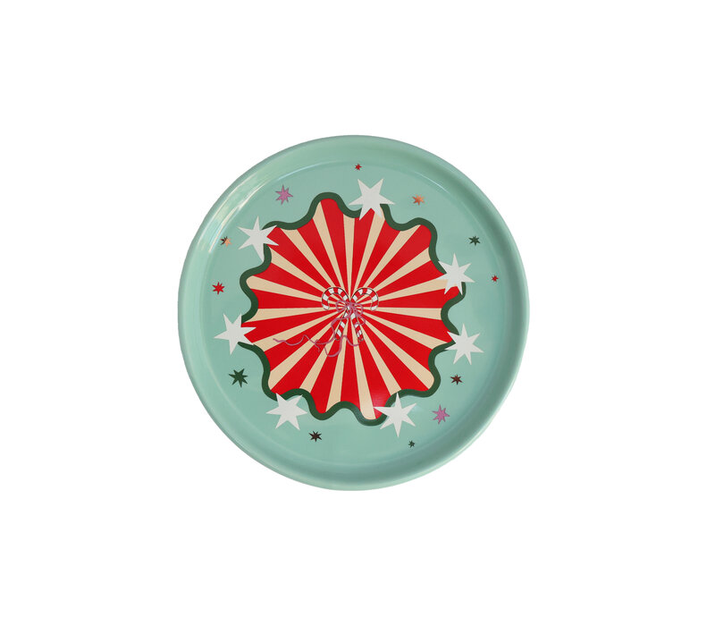 Small Plate Candy Cane