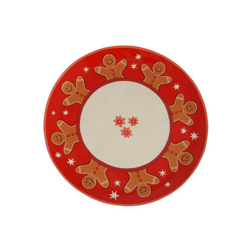 Plate Gingerbread Man 