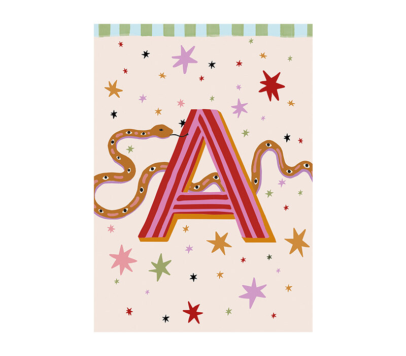Card Monogram - A