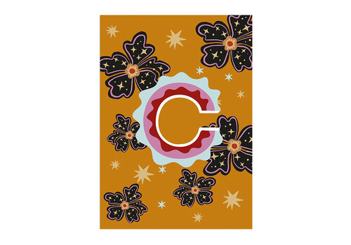 All the Luck in the World Kaart Monogram - C