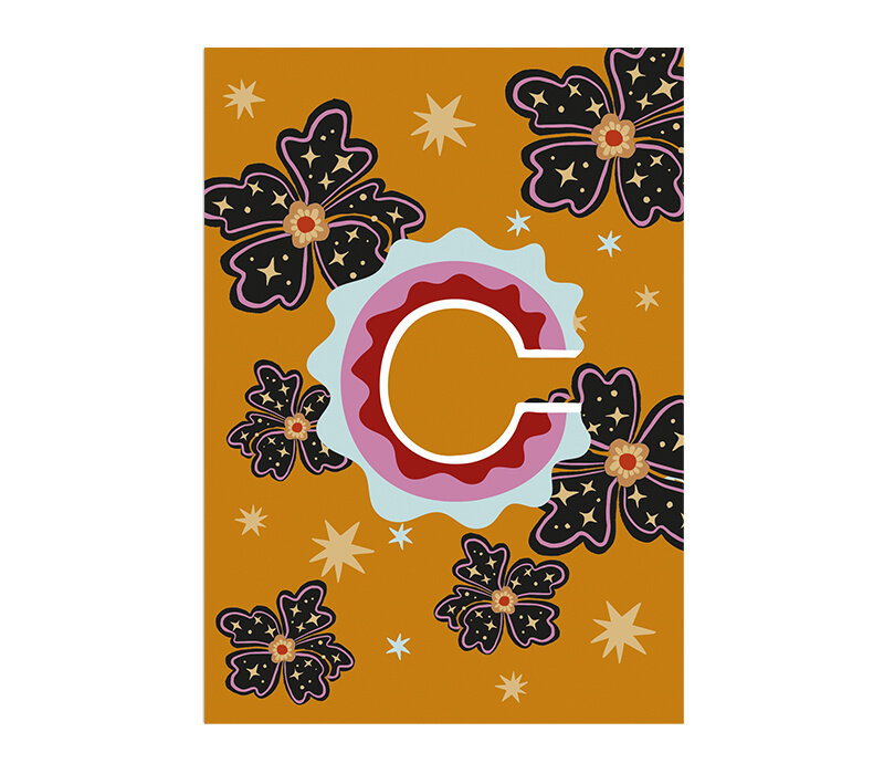 Kaart Monogram - C