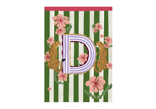 All the Luck in the World Kaart Monogram - D
