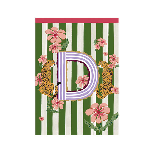 Kaart Monogram - D 