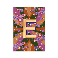 Card Monogram - E