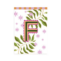 Card Monogram - F