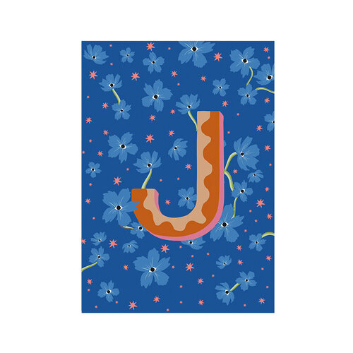 Kaart Monogram - J 