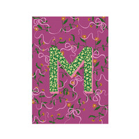 Card Monogram - M