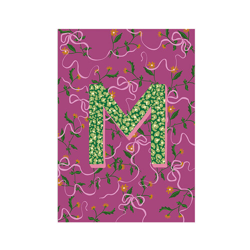 Kaart Monogram - M 