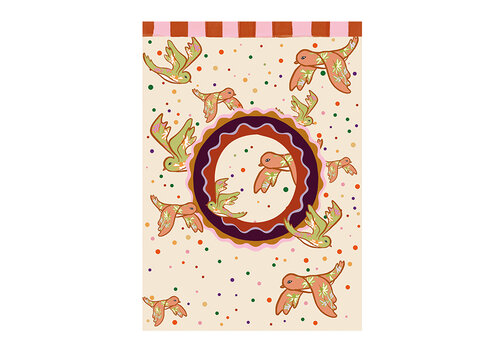 All the Luck in the World Kaart Monogram - O