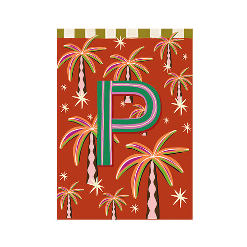 Kaart Monogram - P 