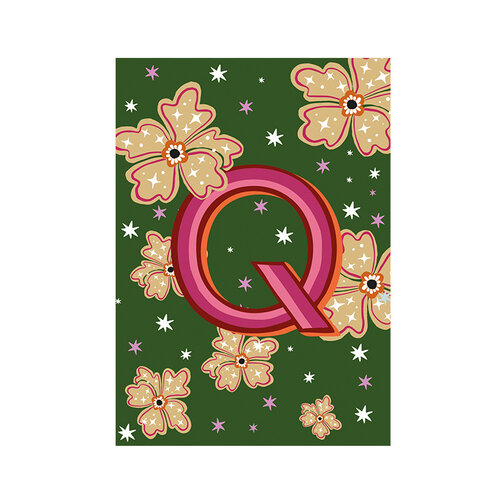 Kaart Monogram - Q 