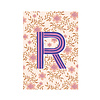 All the Luck in the World Kaart Monogram - R
