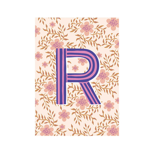 Kaart Monogram - R 