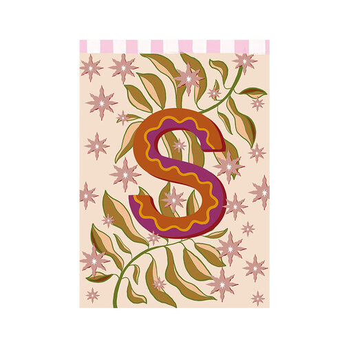 Kaart Monogram - S 