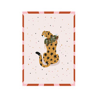 Card - Christmas Leopard
