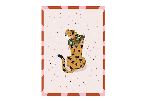 All the Luck in the World Kaart - Christmas Leopard