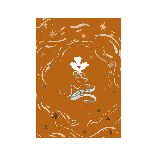 Postcard - Happy New Year - Bird 