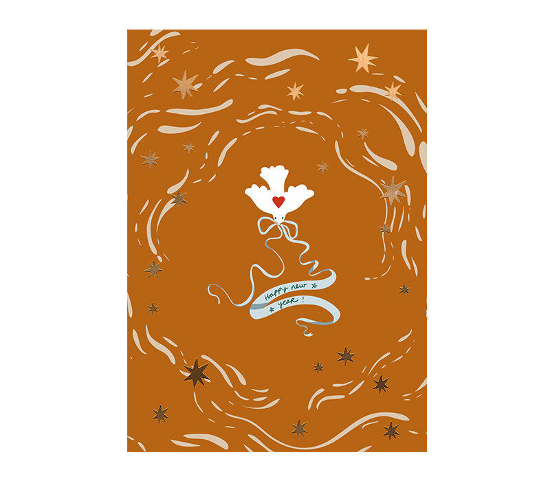 Postcard - Happy New Year Bird