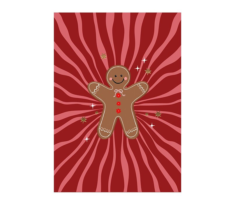 Kaart - Gingerbread Man