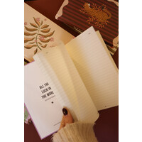 Notebook Green Flowers and Heart