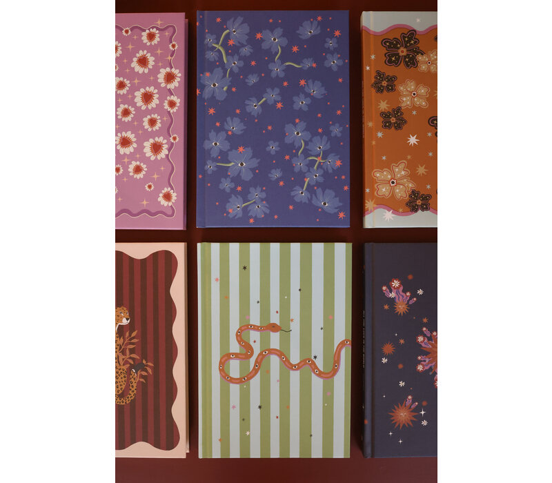 Notebook Snake with Stripes